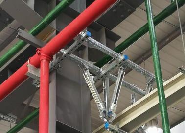 宁陵该抗震支架的整体式支吊架结构协调性好